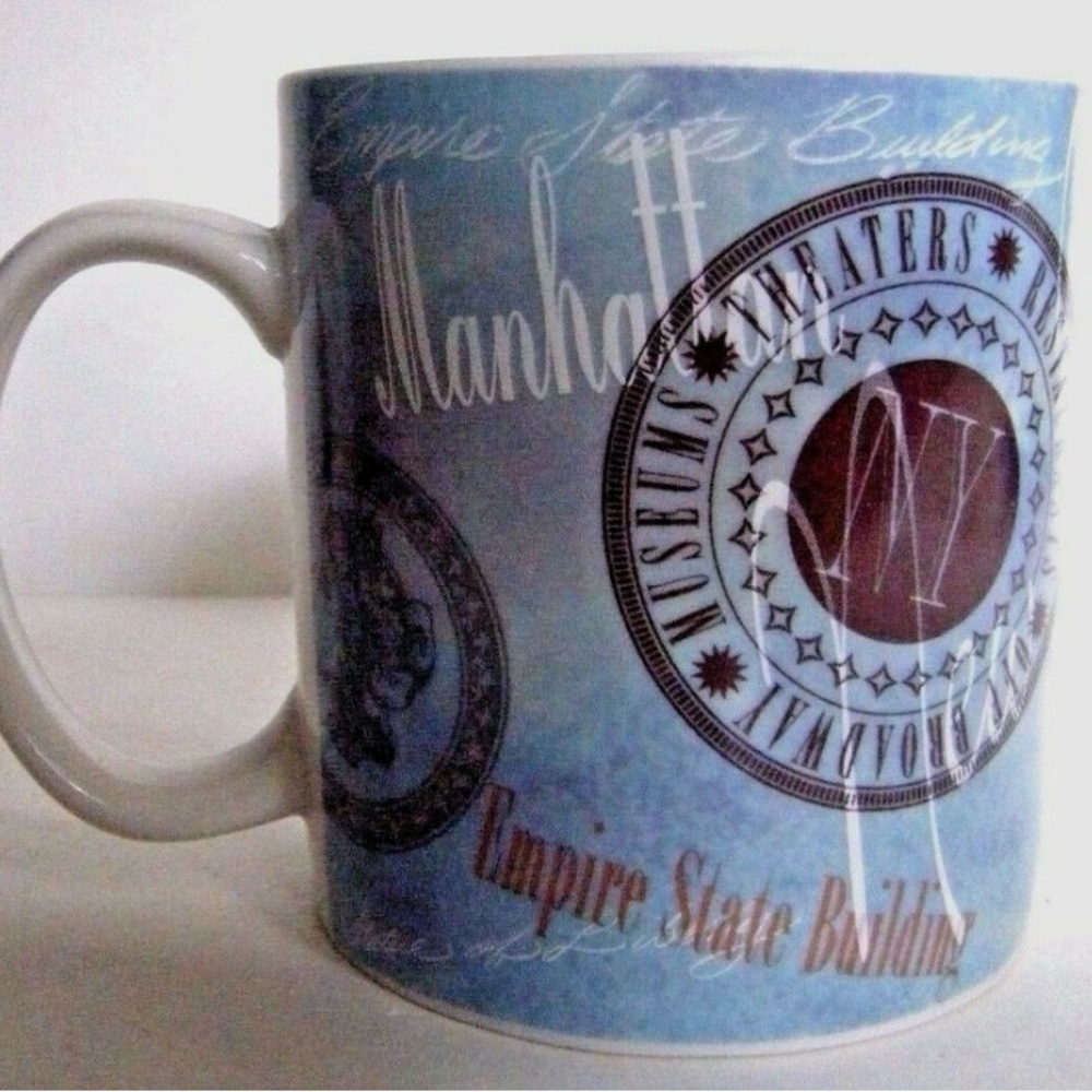 Barnes & Noble 2006 Large New York Coffee Tea Mug Cup Statue of Liberty